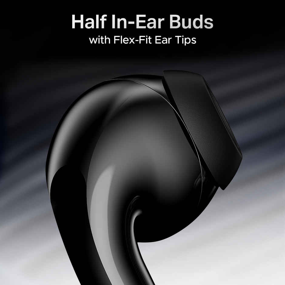 boAt Airdopes 101v2 TWS Earbuds with 35H Playtime | 13 mm Drivers | 2 Mics | Pitch Black
