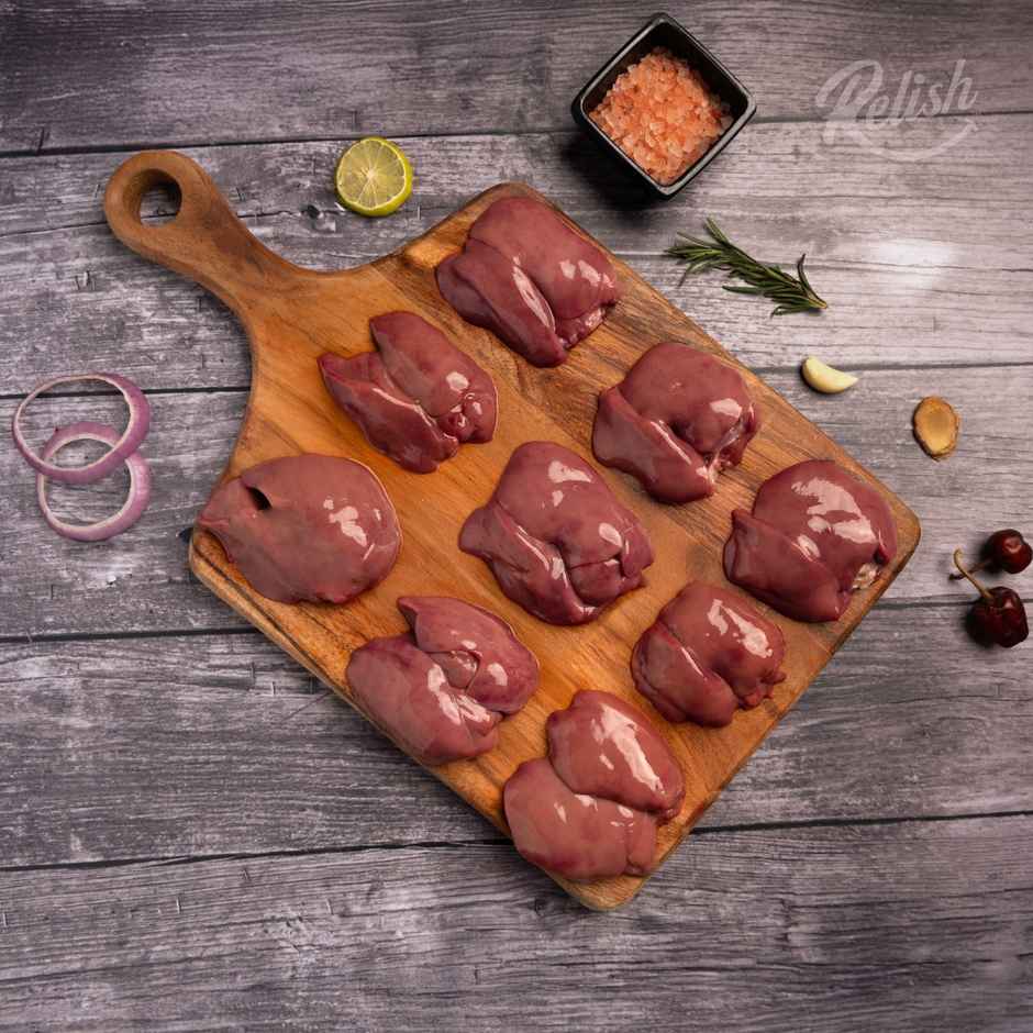 Kissan Teekhi Lehsun Mirch Chutney Doy (100g) & Relish Chicken Liver | Energy - 165 Kcal | Protein - 18 G (250g) Combo 