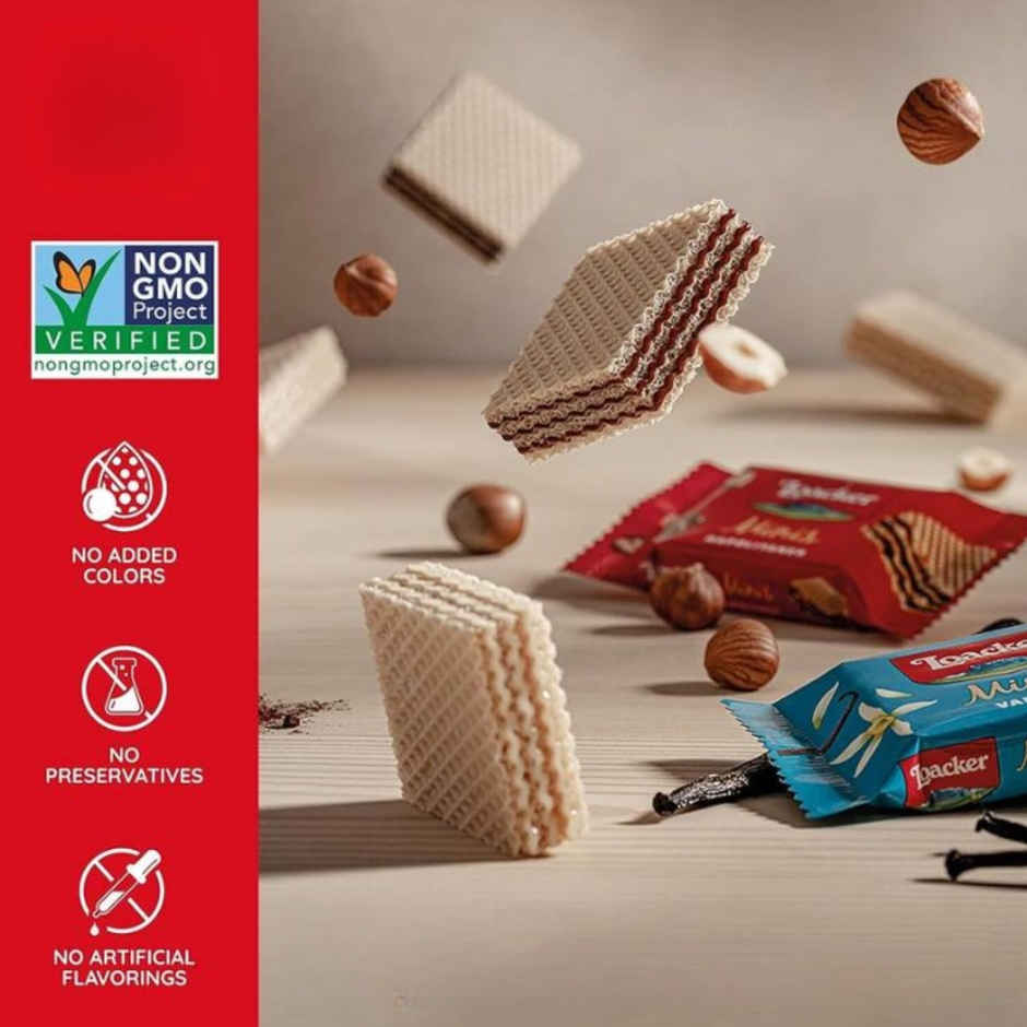 Loacker Minis Assorted Wafer Cookies with Tin