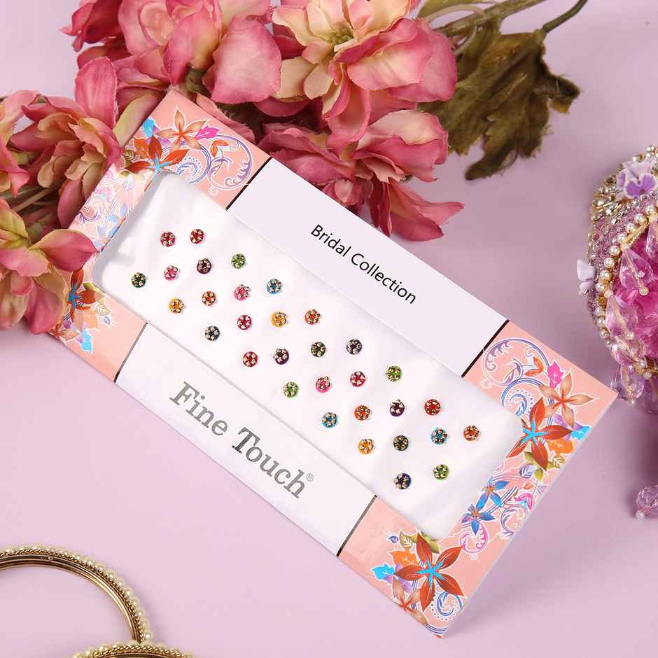 Fine Touch Stone Bindi - 3 mm | Silver