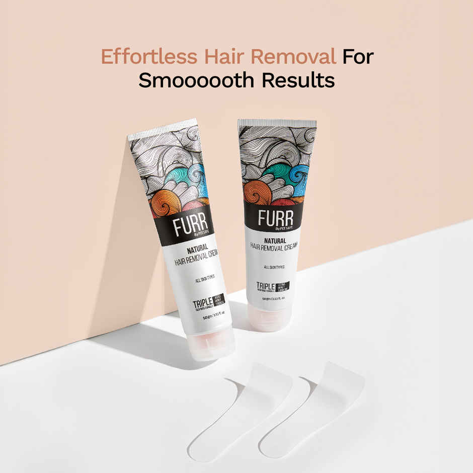 FURR By Pee Safe Hair Removal Cream | Instant & Effective for All Skin Types
