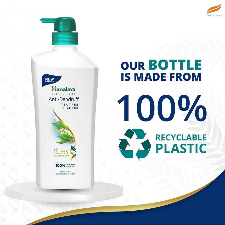 Himalaya Anti Dandruff Shampoo With Tea Tree Removes Dandruff & Soothes Sclap
