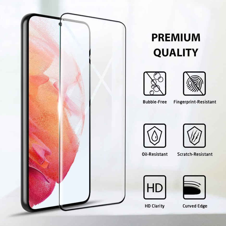 OHONESTY Tempered Glass for Samsung S21 FE| 9H Hardness Screen Protector| ULa Clear