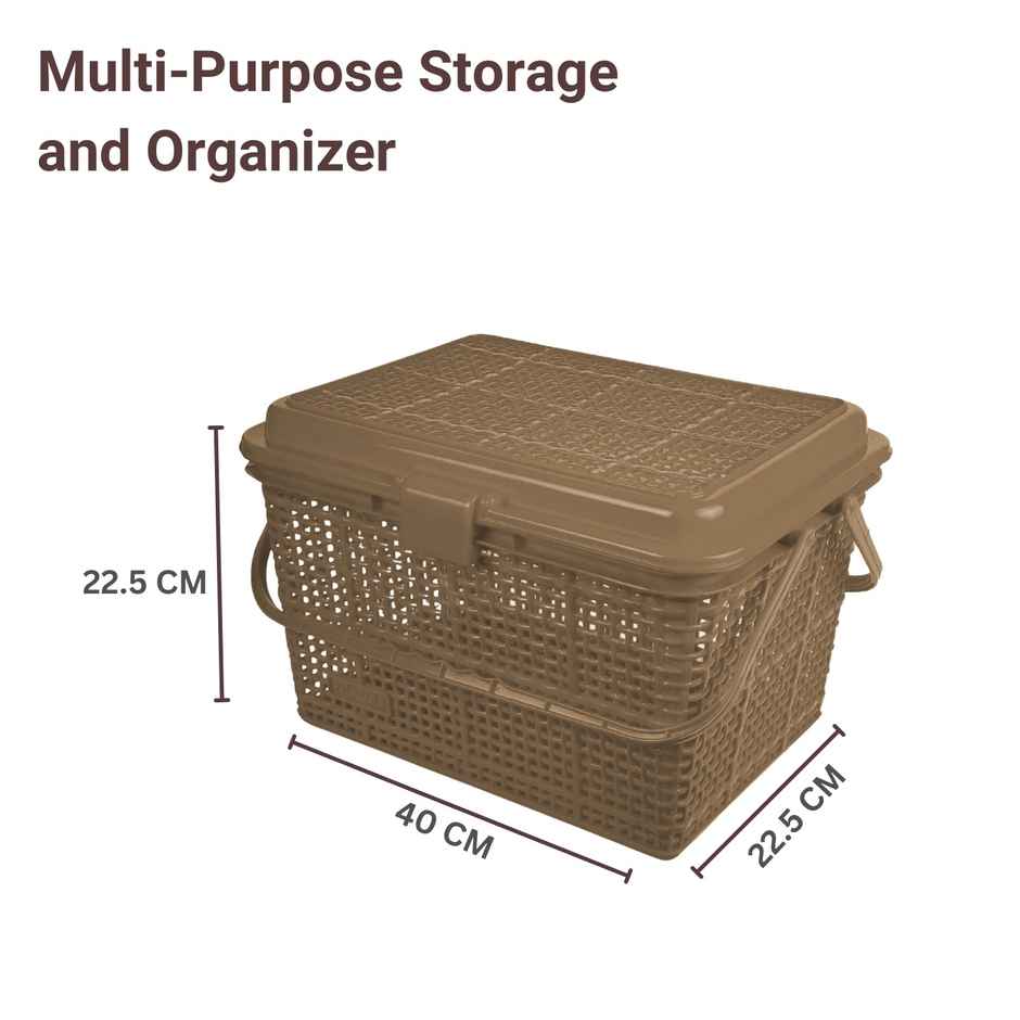 Go Hooked Multipurpose Picnic Storage Organizer - Light Brown