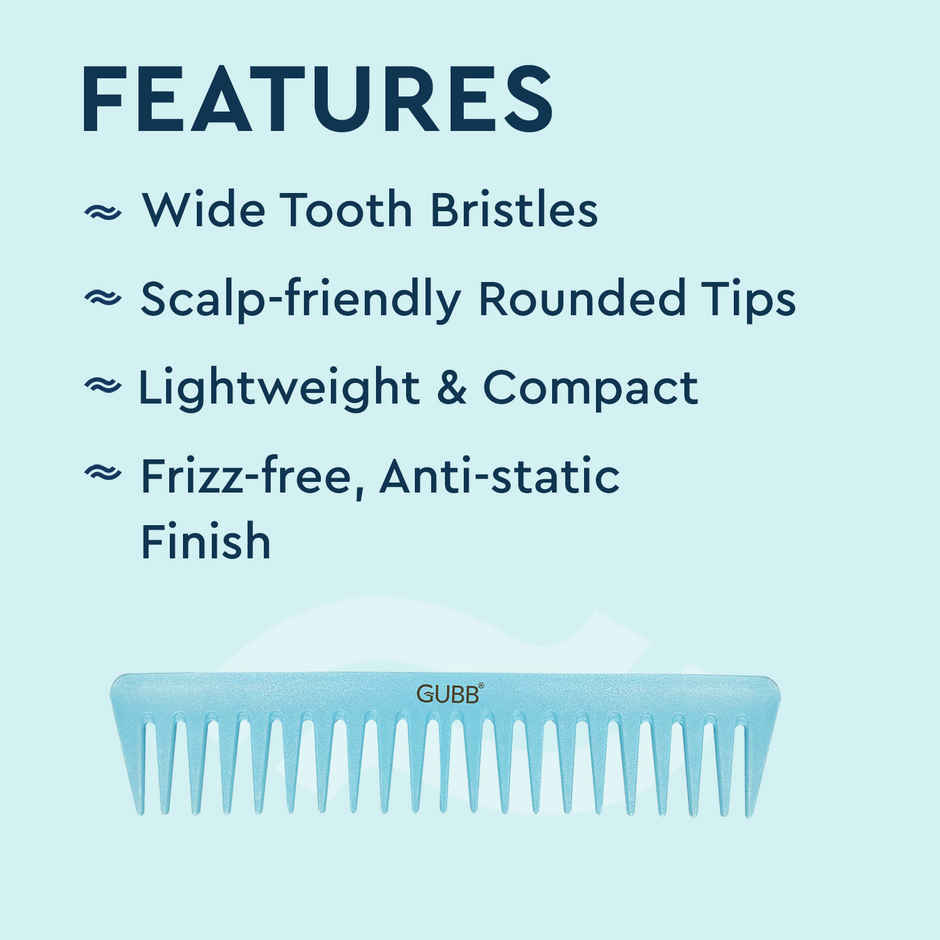 GUBB Travel Hair Comb | Santorini Hues