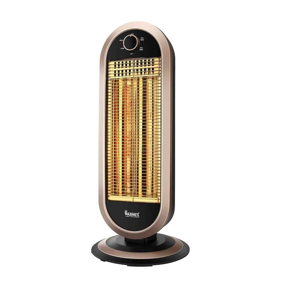 Warmex Gleam Carbon Tower Heater For Home|Fast Heating With 2 Heat Setting 450/900 W