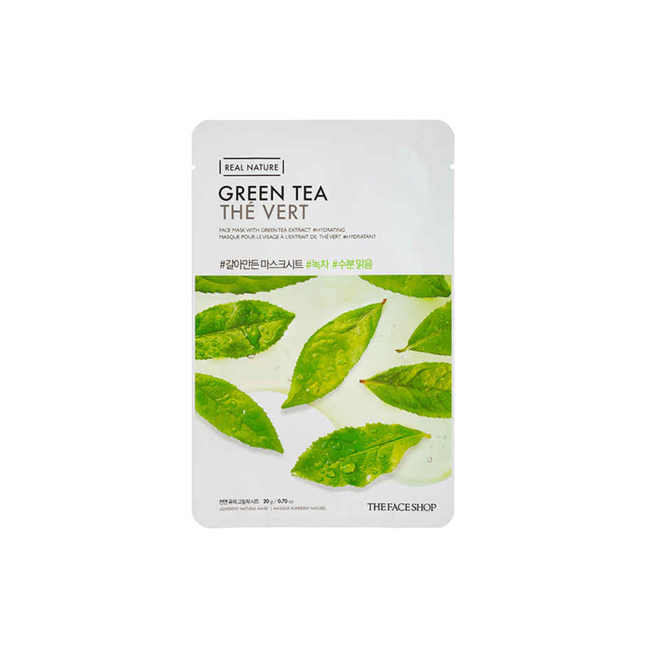 The Face Shop Real Nature Green Tea Face Mask (Sheet Mask)