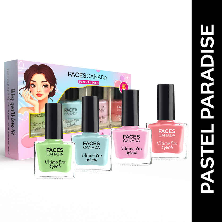 Faces Canada Ultime Pro Splash Mini Nail Enamel | Pastel Paradise