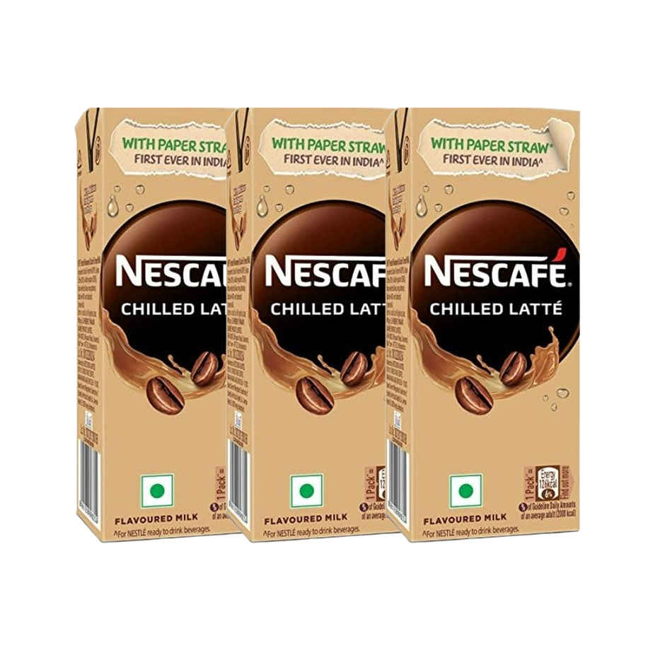Nescafe Ready To Drink Coffee Flavoured Milk Iced Latte Cold Coffee Combo