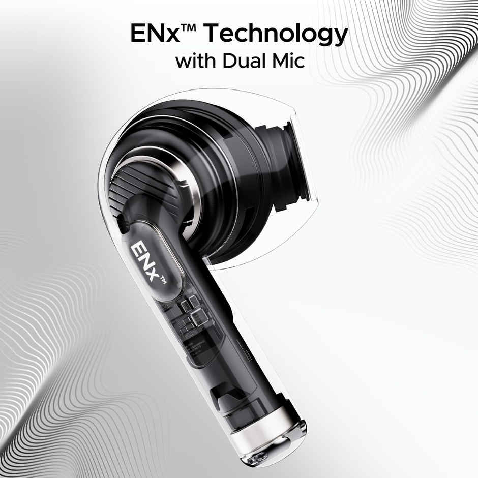 boAt Airdopes Joy in Ear Headphone, 35Hrs Playback, 13mm Drivers, ENx Tech, Beast Mode | Jet Black