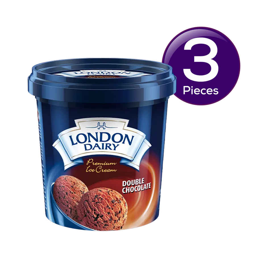 London Dairy Double Chocolate Ice Cream cup Combo