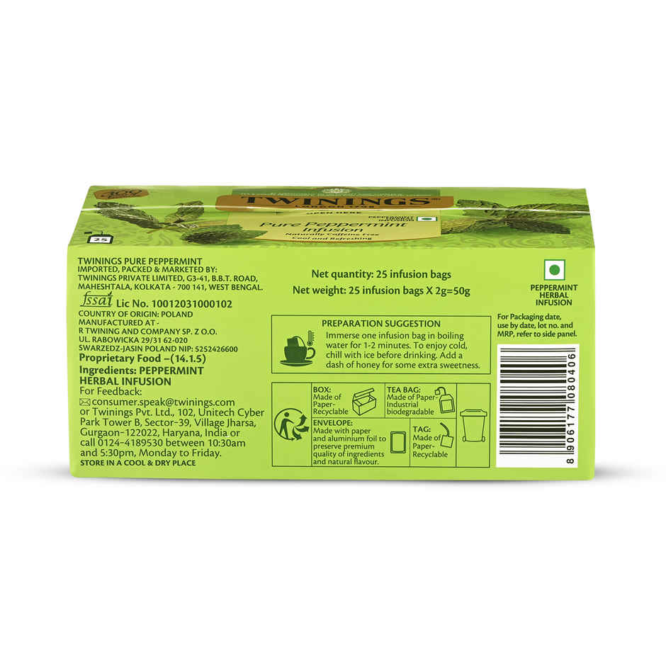 Twinings Pure Peppermint Tea Bag