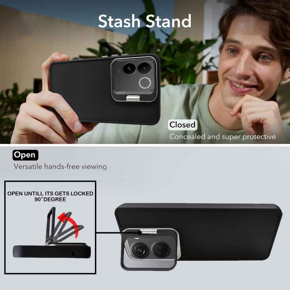 Artistque Case for Iqoo Z7 Pro | Vivo T2 Pro 5g Back Cover - Camera Stand