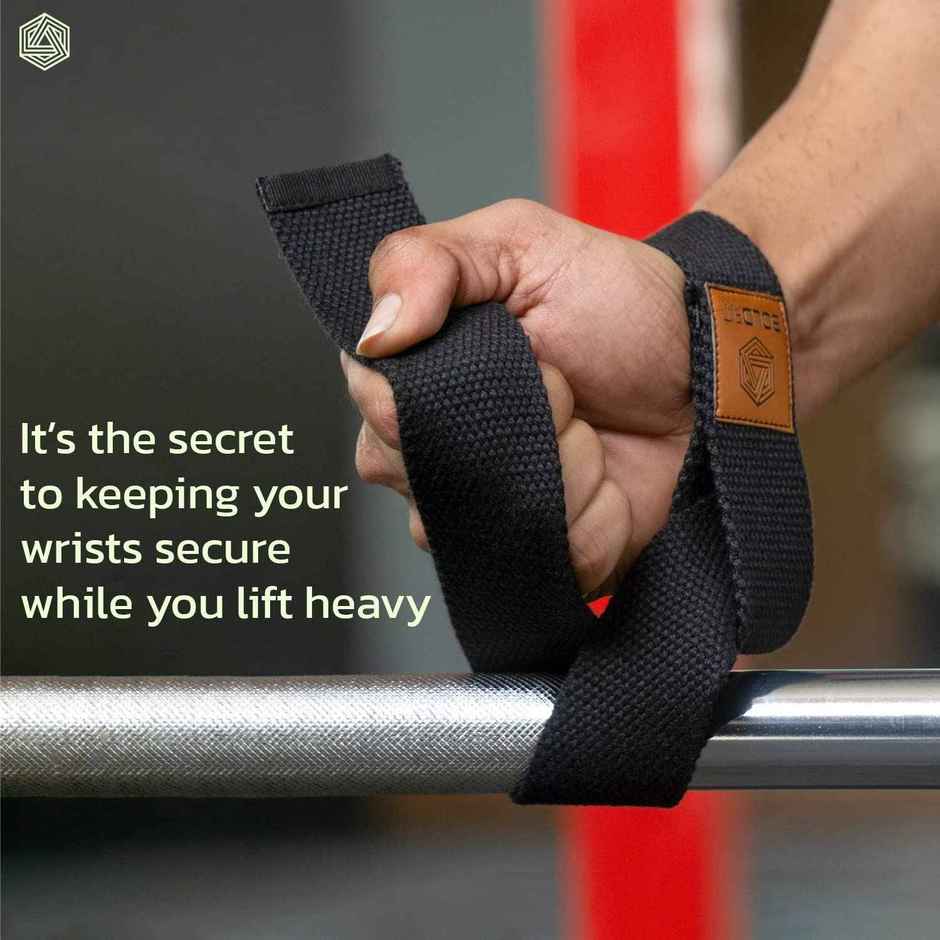 Boldfit Boldfit Weightlifting Straps Wrist Supporter For Gym Straps 1 Pair Strap