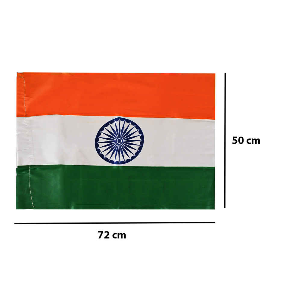 Indian National Flag | Tiranga | Premium Satin Fabric | Bright Storey
