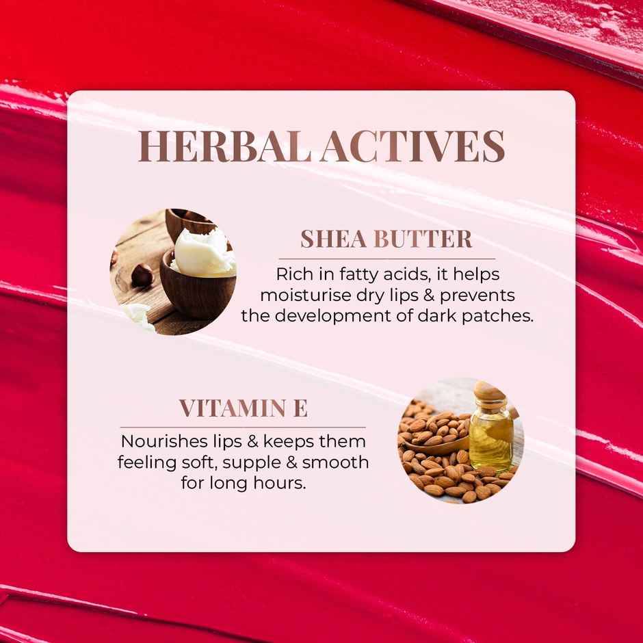 Just Herbs Long Stay Relaxed Matte Liquid Lipstick - Pop & Plush