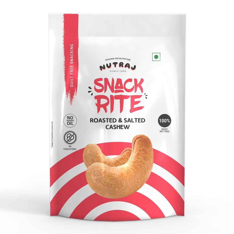 Nutraj Snackrite Cashew/Kaju Roasted & Salted