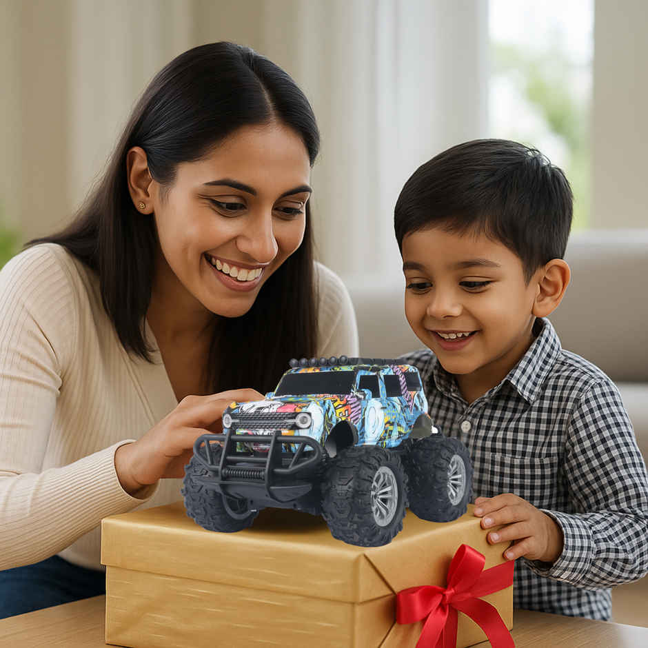 Race N Roll Off Roader Rechargeable Remote Control Monster Truck - For Graffiti