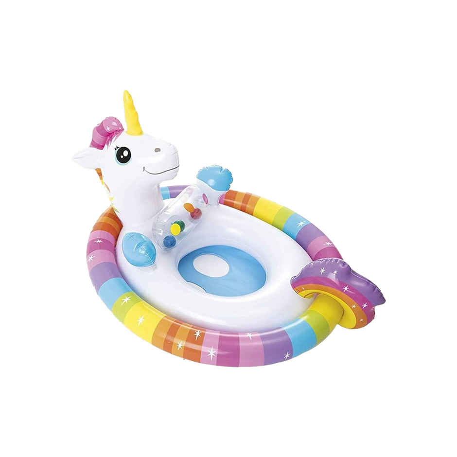 Intex Inflatable See Me Sit Pool Ride | Multi-Color Fun (Model May Vary)