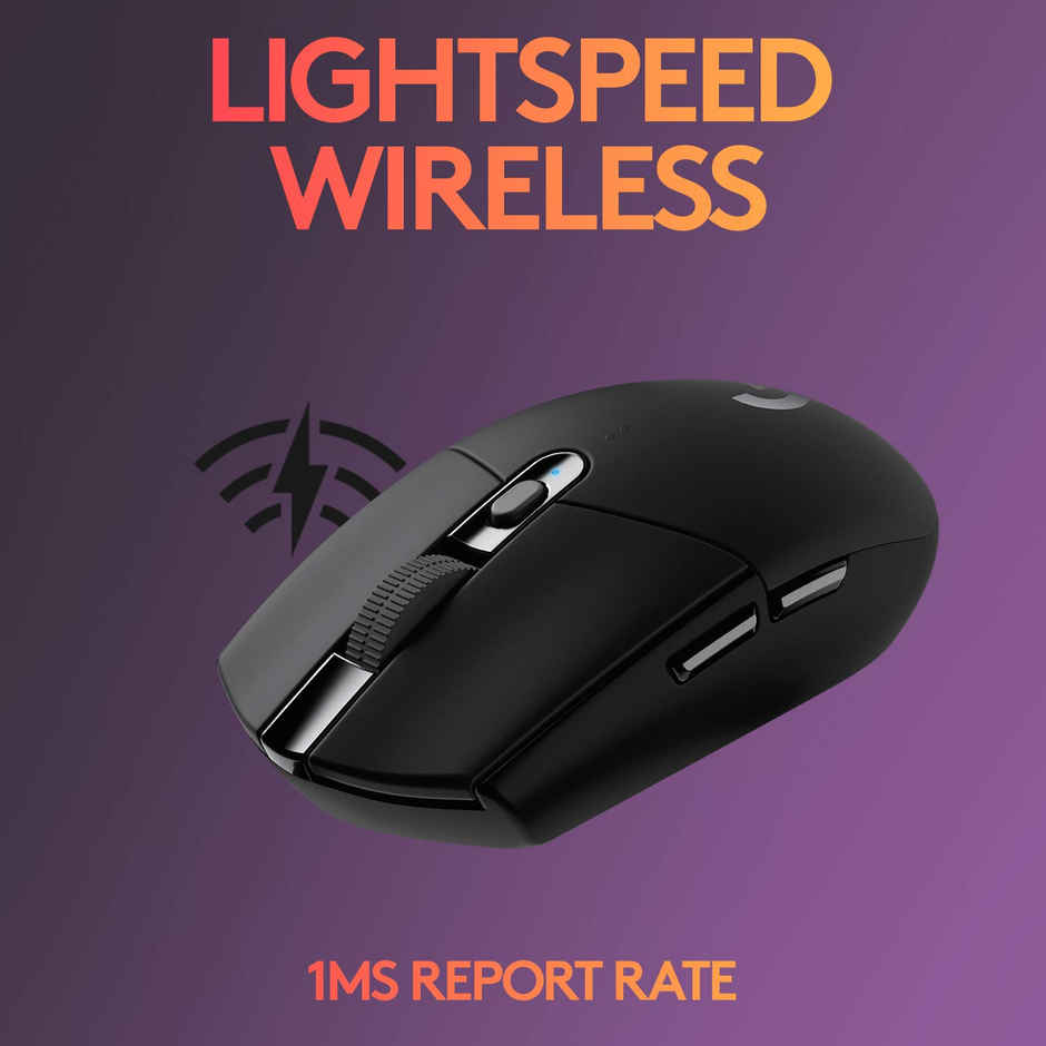 Logitech G G304 Lightspeed Wireless Gaming Mouse-Black