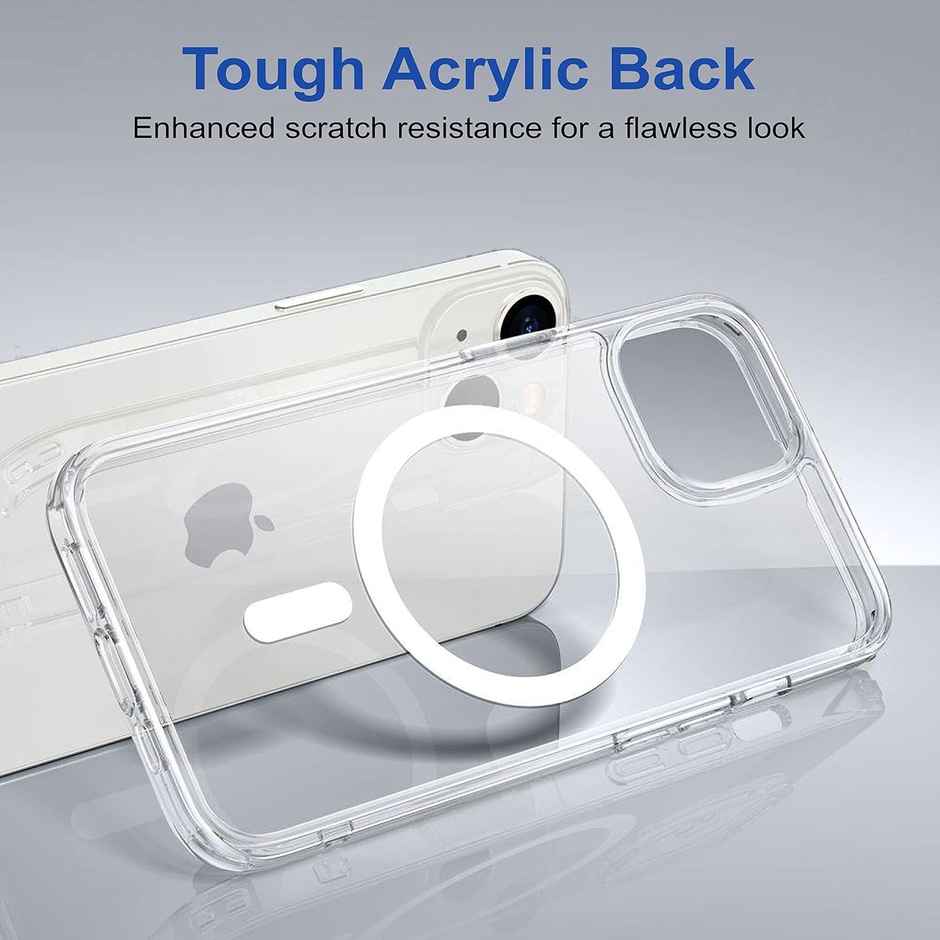 Zapcase Back Cover for Apple iPhone 14 | MagSafe-Clear