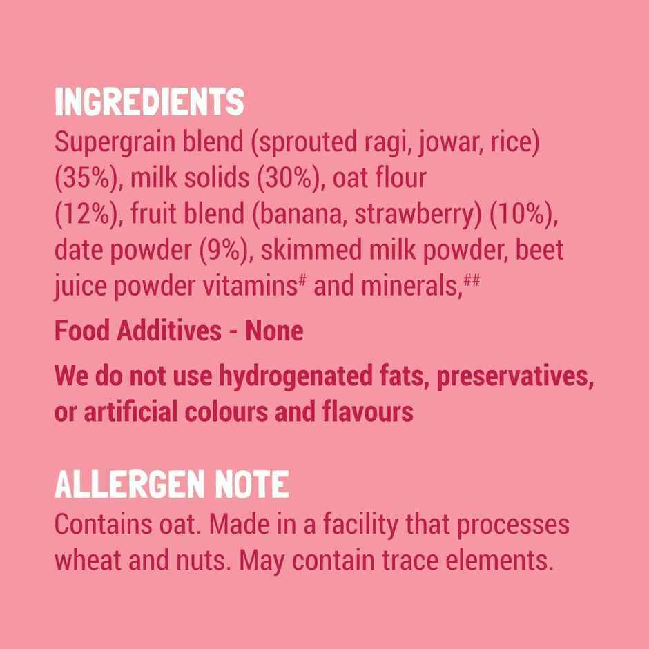 Slurrp Farm No Added Sugar No Salt Strawberry | Ragi And Rice Cereal Trial Pack