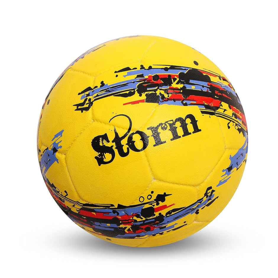 Nivia Storm Moulded Football | Size 5 | Yellow