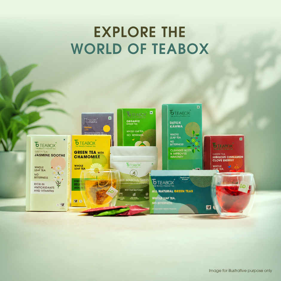 Teabox Detox Desi Kahwa | Fresh Spiced Green Tea for Boosting Immunity