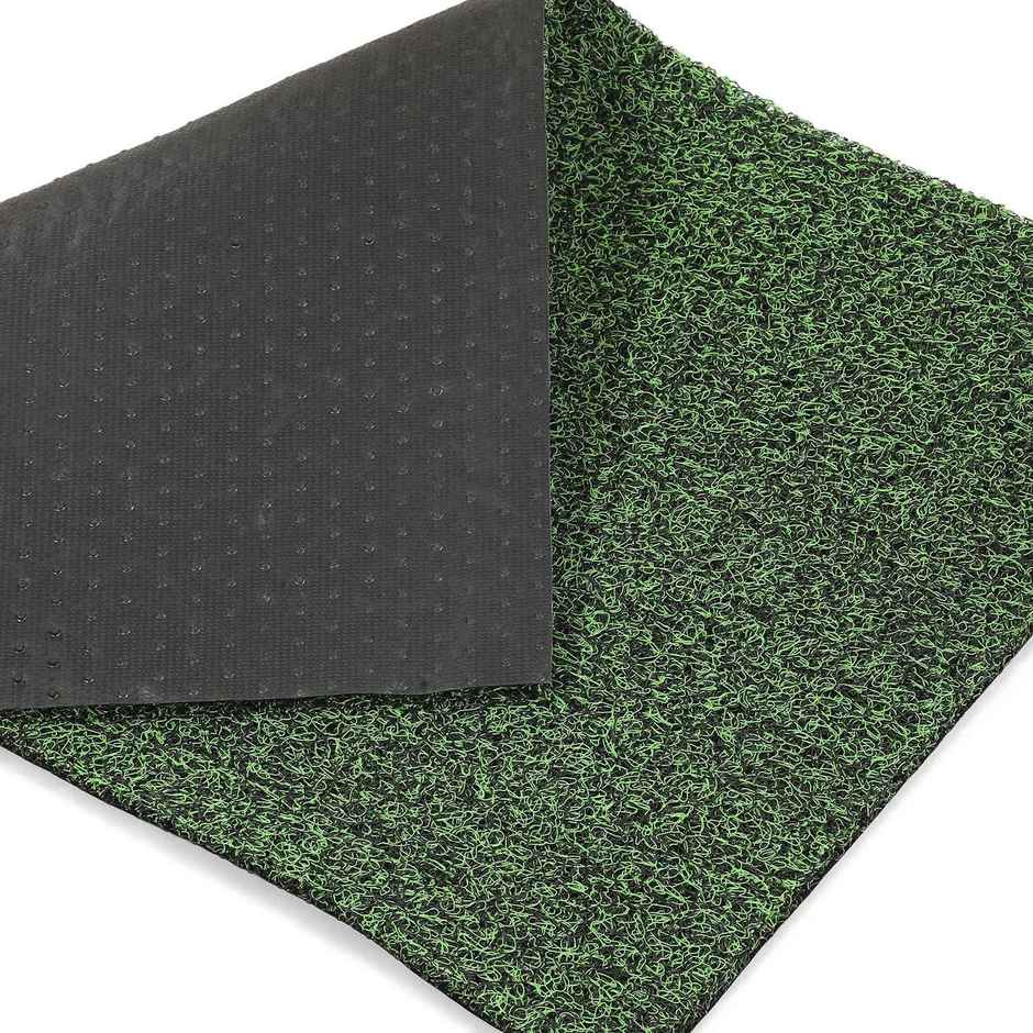 Status Milange PVC Anti-Skid Noodle Door Mat | 40 x 60 cm | Green