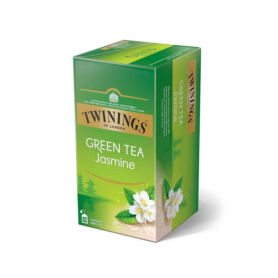 Twinings Green Tea Jasmine | 25 Teabags | Pure Elegance | Smooth & Floral