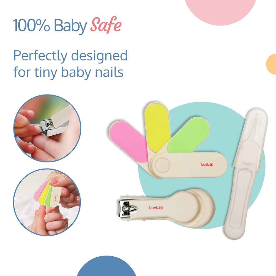 LuvLap 7 in 1 Baby Oral Care & Hair Grooming set, for New Born Baby