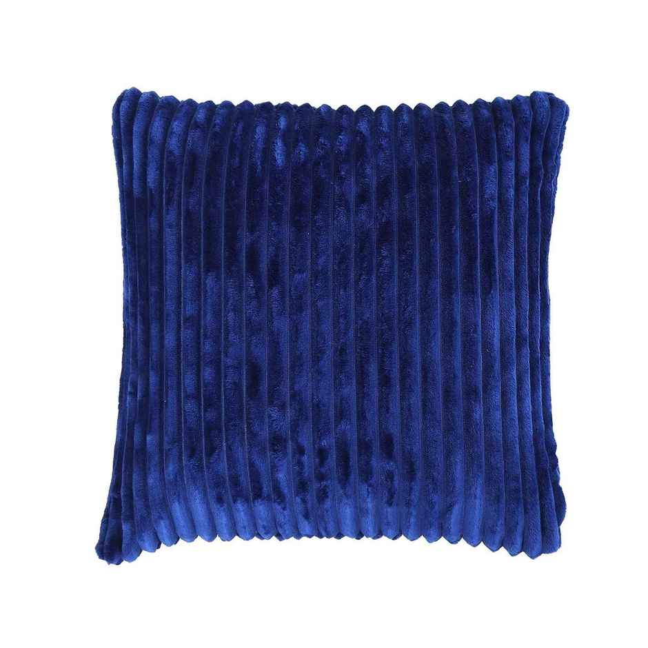 Status Ribbed Memory Foam Cushion 40 x 40 Cm - Blue