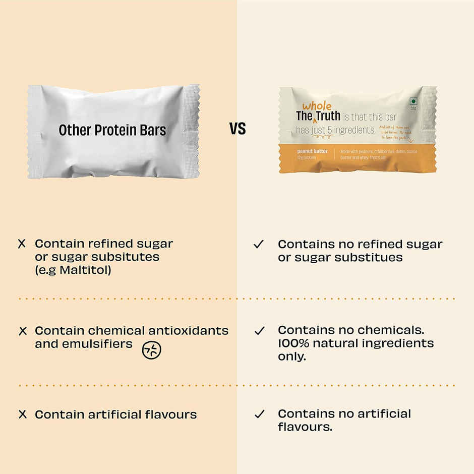 The Whole Truth Peanut Butter Protein Bar Combo