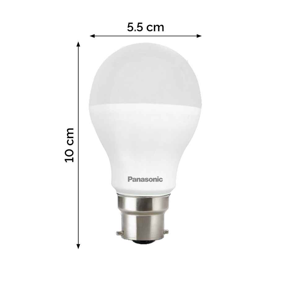 Panasonic 9W Led Bulb, Cool Day White 6500K | B22 Base Holder