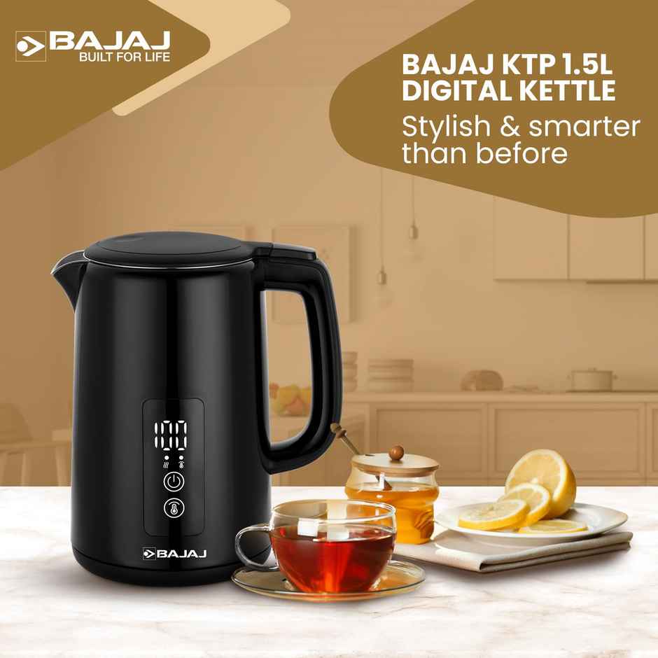 Bajaj KTP 1.5 Litre Digital Electric Kettle