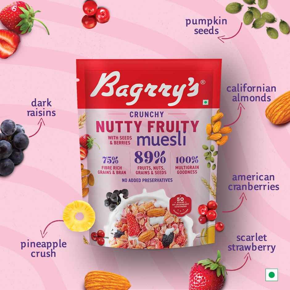 Bagrry's Crunch Nutty Fruity Muesli