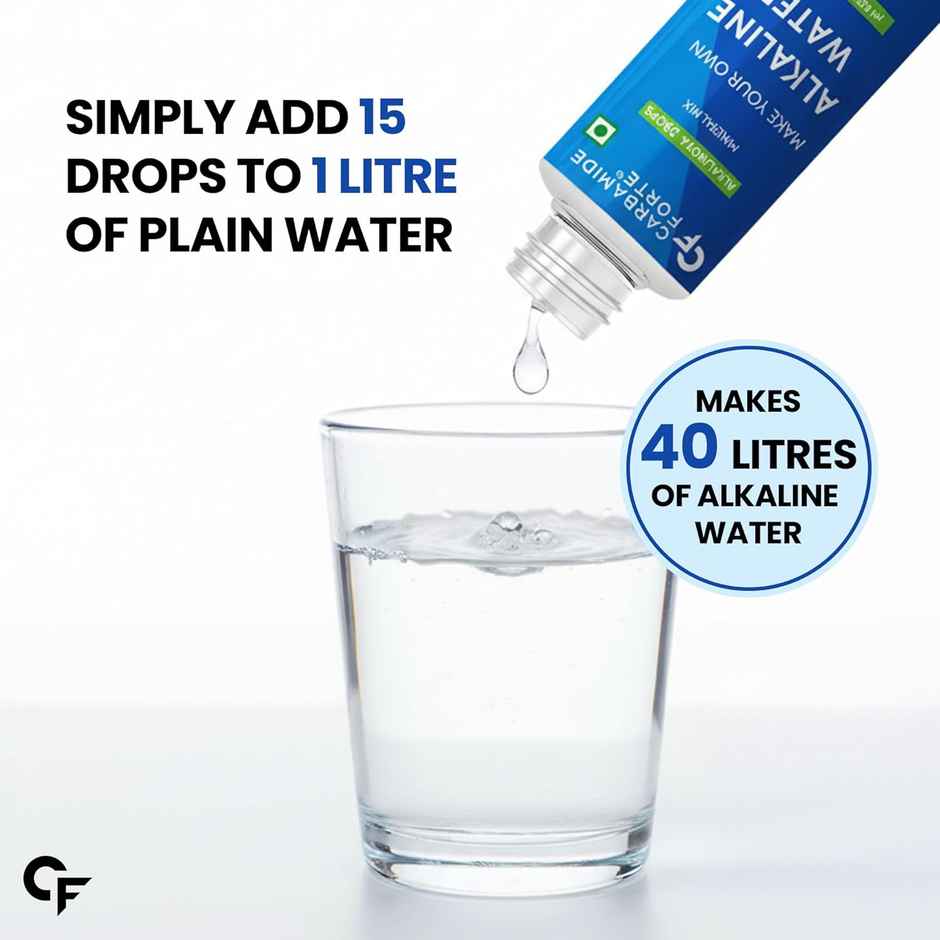 Carbamide Forte Make Your Own Alkaline Water Drops | pH Booster Drops 40 litres of Alkaline Water