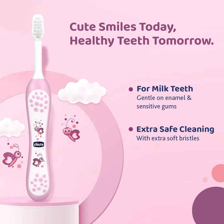 Chicco Toothbrush Pink 6M-36M