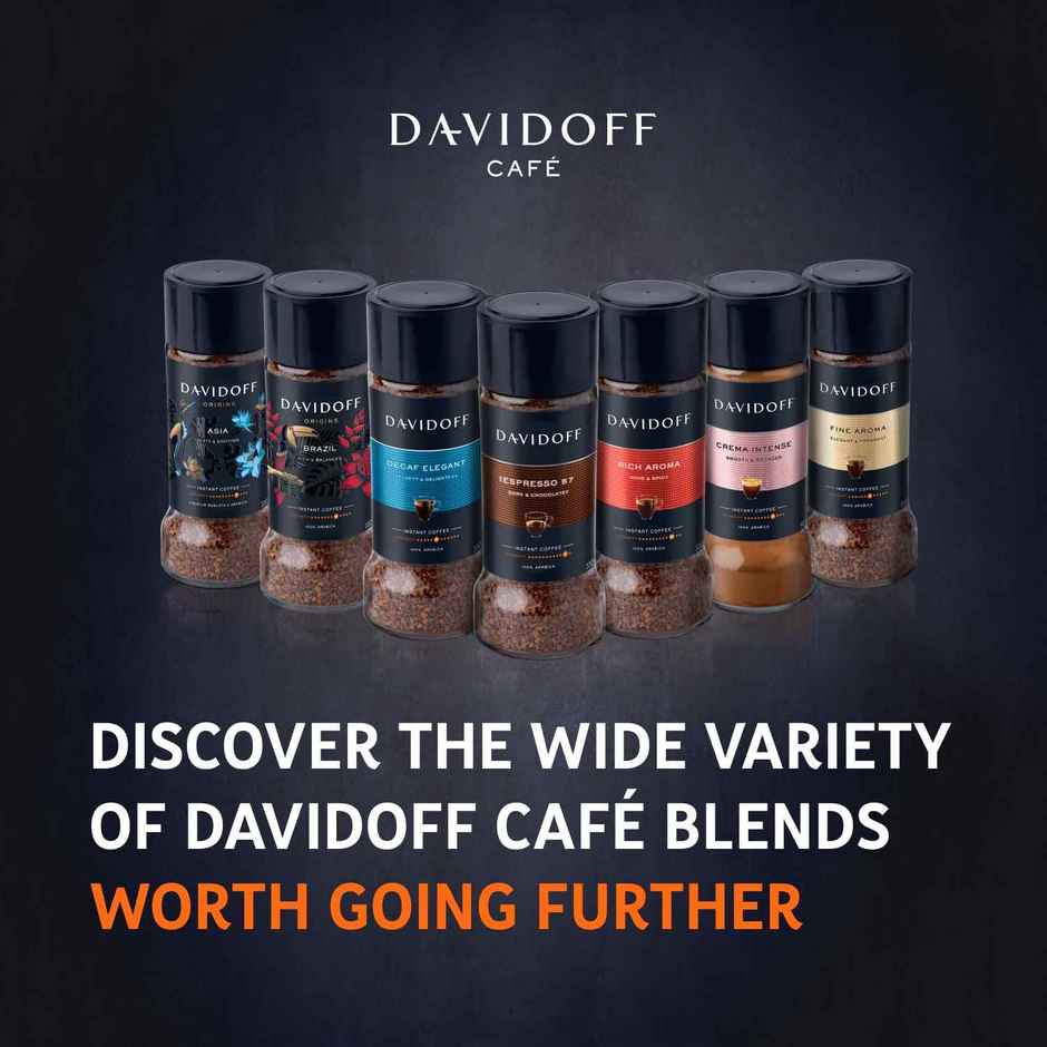 Davidoff Rich Aroma Instant Coffee | 10/12 Intensity