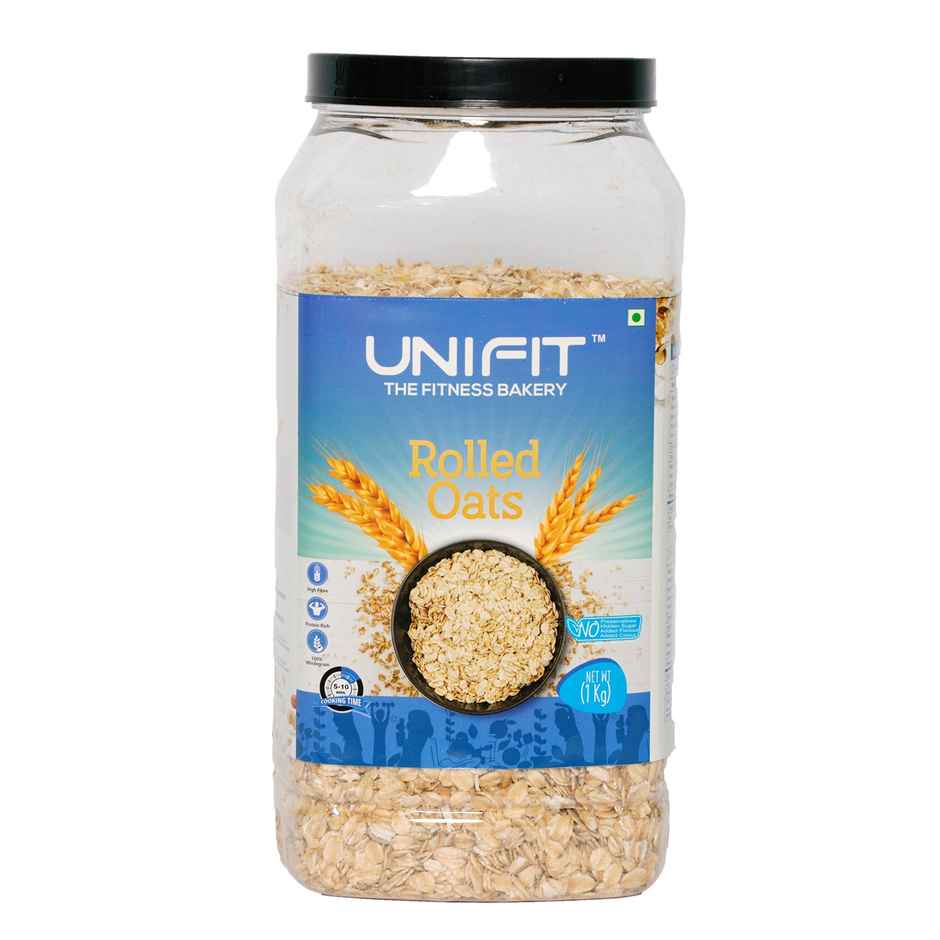 Unifit Rolled Oats | 100% Wholegrain | High Fiber and Protein | Healthy Breakfast Cereal