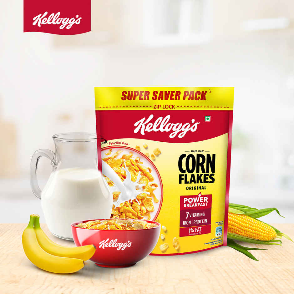 Kellogg's Corn Flakes Original | Power Breakfast | 7 Vitamins