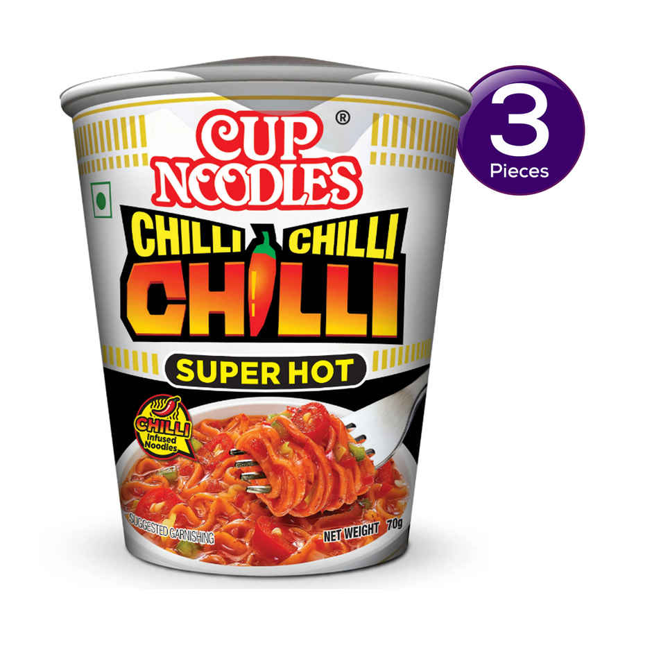 Nissin Cup Noodles Super Hot Chilli Combo