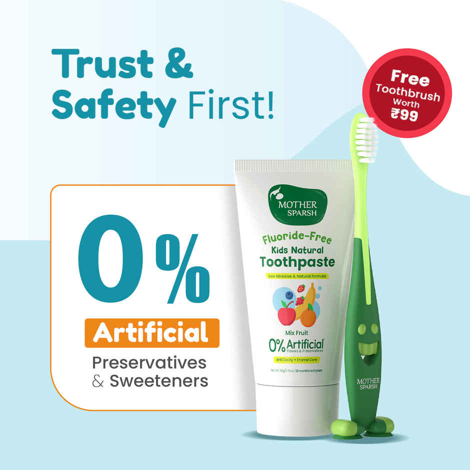 Mother Sparsh Kids Natural Mix Fruit Toothpaste