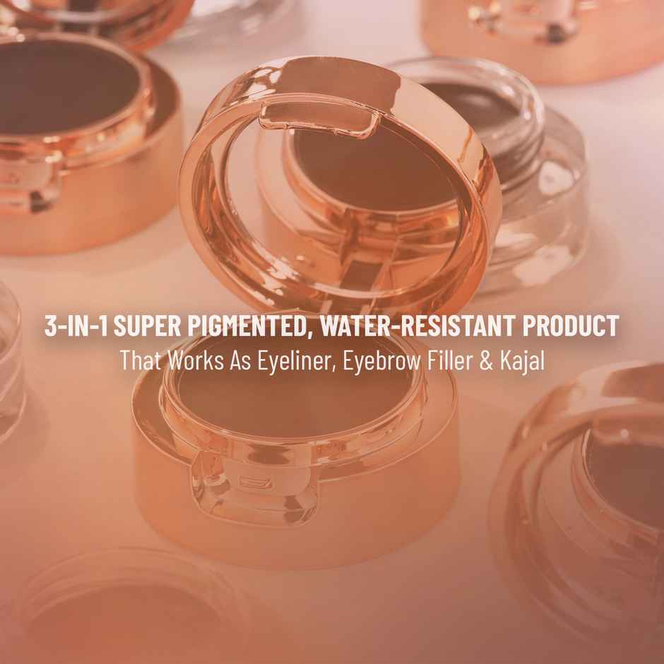 Swiss Beauty 2 in 1 Eyeliner Eyebrow Filler and Kajal | 02 Brown