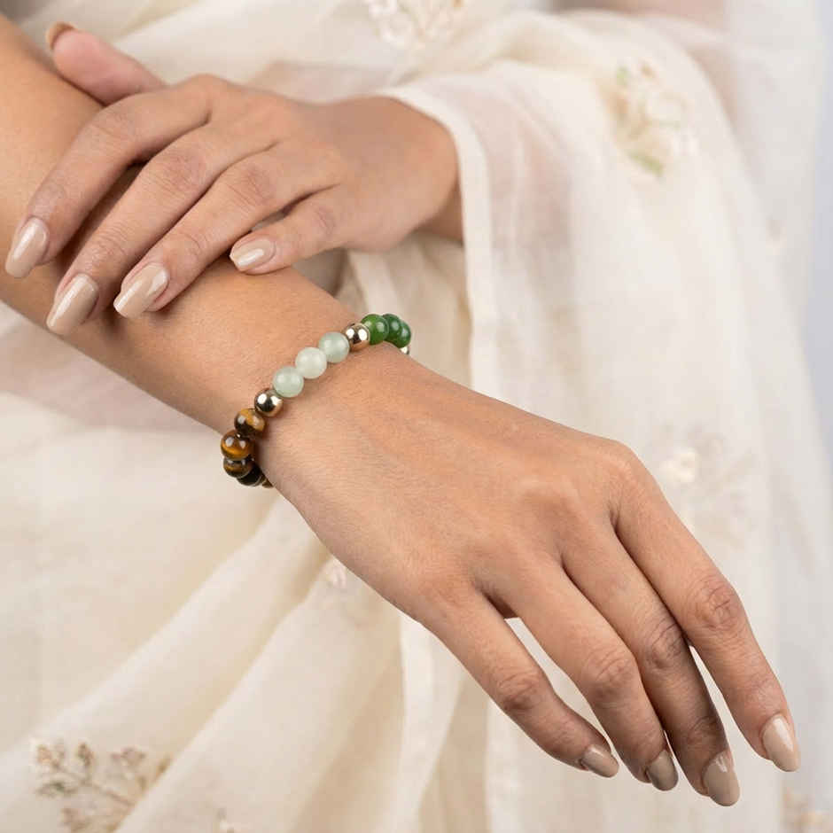 Astrotalk Dhan Yog Bracelet | Natural Gemstones | Pack of 1