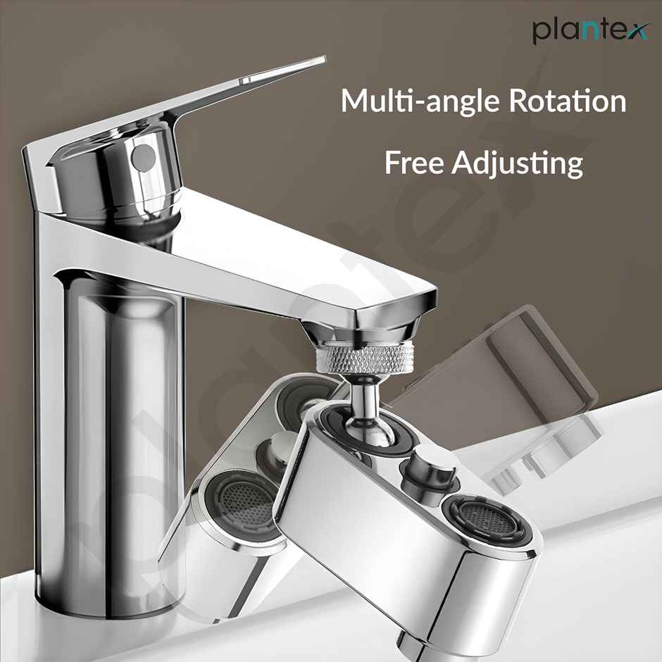 Plantex SS Universal Rotation Splash Protector (Chrome)