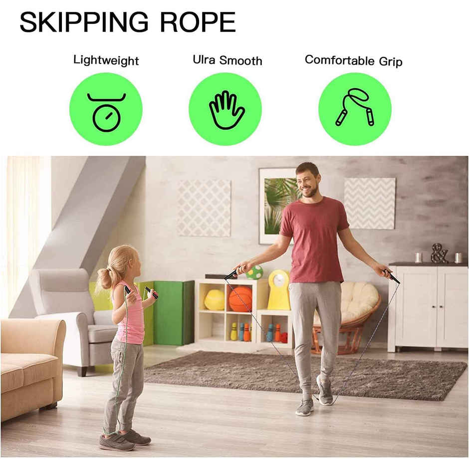 Vector Adjustable Manual Counter Skipping Rope With Counter, Tangle-Free Rapid Speed Rope