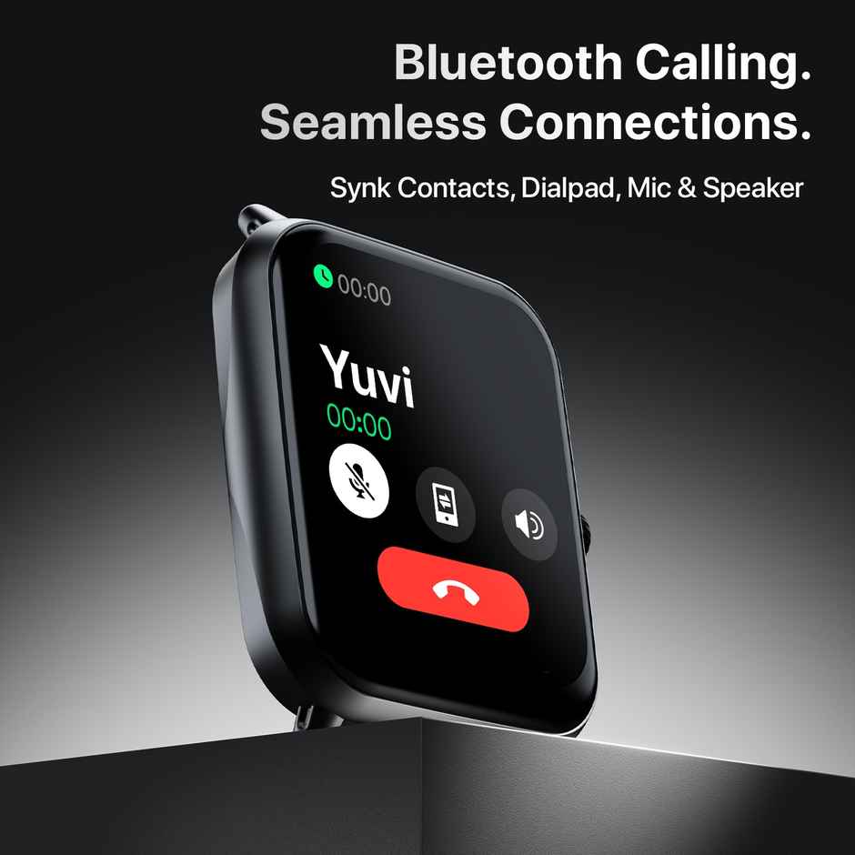 Fire-Boltt Ninja Calling Pro Plus Smartwatch | 1.83" Display | BT Calling - Black