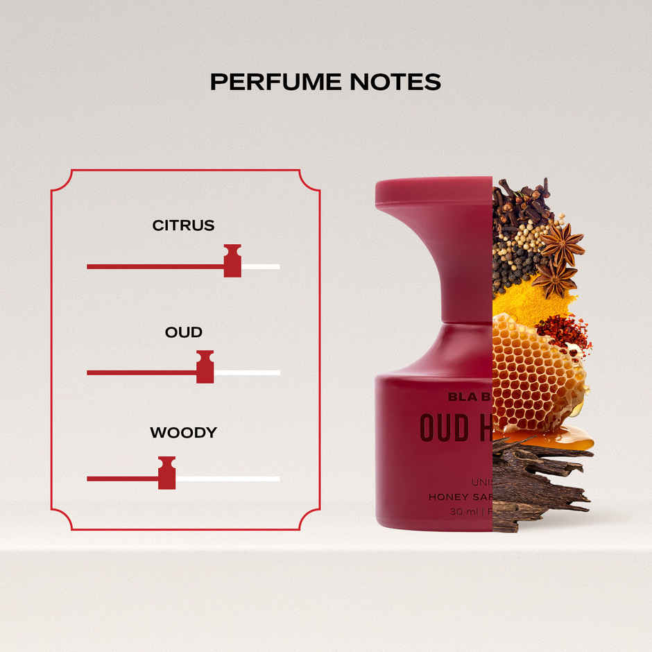 Oud Honey Perfume for Men & Women Sweet Woody and Oud NotesLong Lasting Perfume