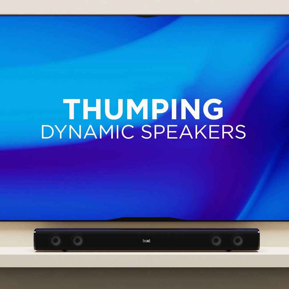 boAt Aavante Bar 1160 BT Soundbar w/ 60W RMS Signature Sound, 2.0 Channel Audio(Premium Black)